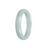 Genuine Grade A Green Jadeite Jade Bangle Bracelet - 56mm Half Moon - Image 3