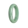 Genuine Grade A Green Jade Bracelet - 59mm Half Moon - Image 2