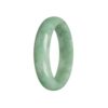 Genuine Grade A Green Jade Bracelet - 59mm Half Moon - Image 3