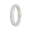 Genuine Natural Pale Green Jade Bracelet - 56mm Half Moon - Image 3