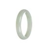 Genuine Grade A Green Jade Bracelet - 57mm Half Moon - Image 3