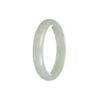 Genuine Grade A Green Jade Bracelet - 57mm Half Moon
