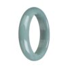 Genuine Grade A Green Jade Bracelet - 58mm Half Moon - Image 5