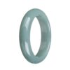 Genuine Grade A Green Jade Bracelet - 58mm Half Moon