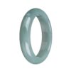 Genuine Grade A Green Jade Bracelet - 58mm Half Moon - Image 2