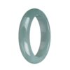 Genuine Grade A Green Jade Bracelet - 58mm Half Moon - Image 4
