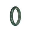Certified Grade A Green Jadeite Bracelet - 61mm Half Moon - Image 3