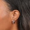 Bold Medium Hoops in Titanium alloy - Image 4
