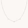 Cosmic Star Necklace in Silver