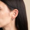 Essential Small Hoops in Silver - Image 3
