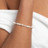 Serenity Pearl Beaded Bracelet in Silver - Image 2