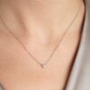 Essential Crystal Pendant Necklace in Titanium alloy - Image 4