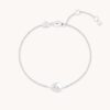 Pear Bracelet in Silver