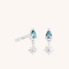 Blue Studs in Titanium alloy