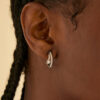 Crystal Hoops in Solid Titanium alloy - Image 2