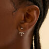 Crystal Ear Jacket in Solid Titanium alloy - Image 2