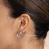 Essential Small Hoops in Silver - Image 4