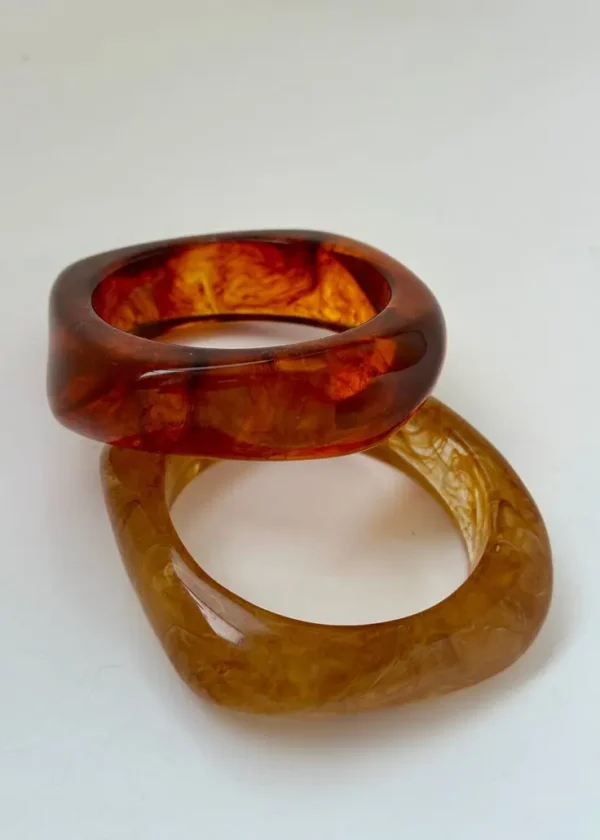 2024 New Design Fashionable Resin Bangle and Bracelete for Womens Jewelry for Wedding Gifts with Multi Color - Image 3