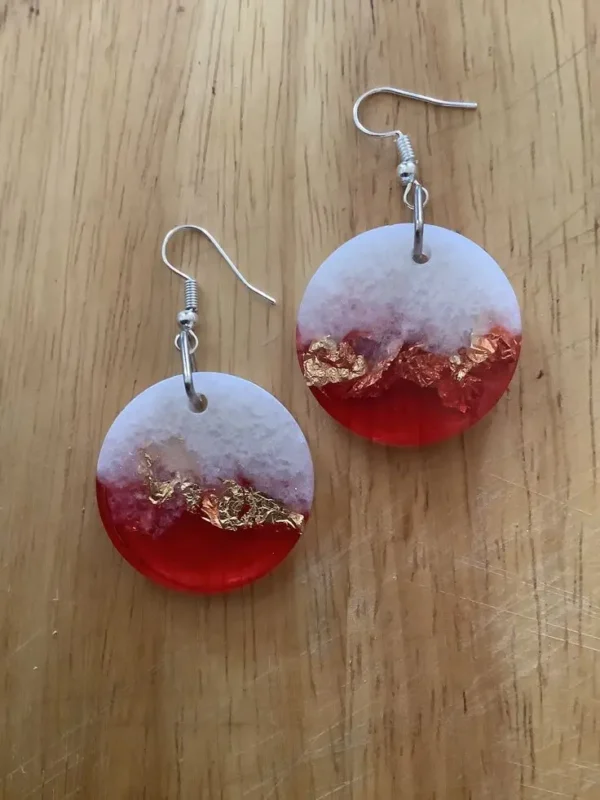 New Design Customis Shape Customize for Womens Jewelry Double Sided Sublimation Resin Earrings Woman's - Image 5